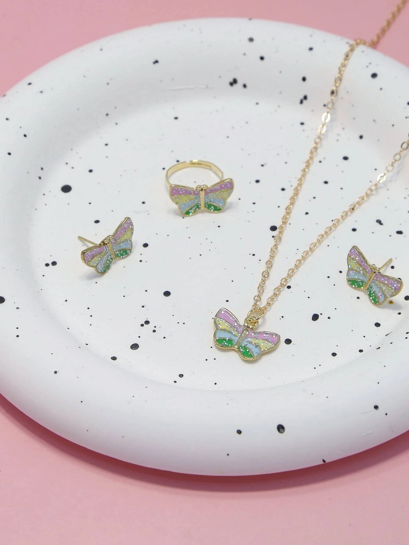 16636 1b-036 Conjunto de Pendientes 3 Pzas
