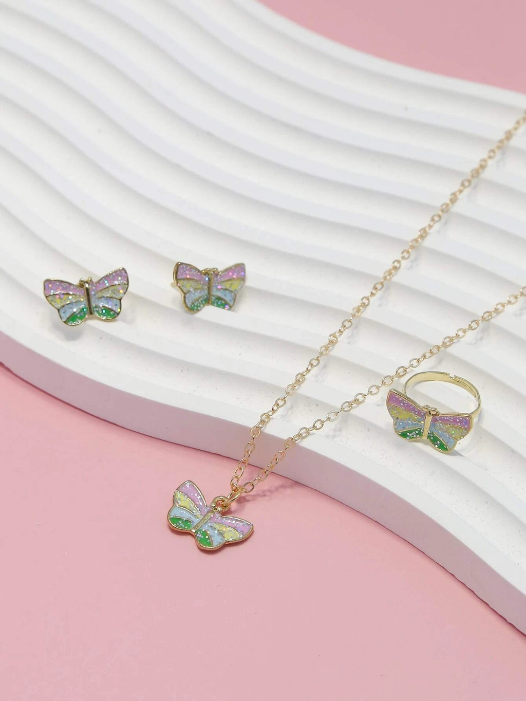 14289 1b-023 Conjunto de Pendientes 3 Pzas