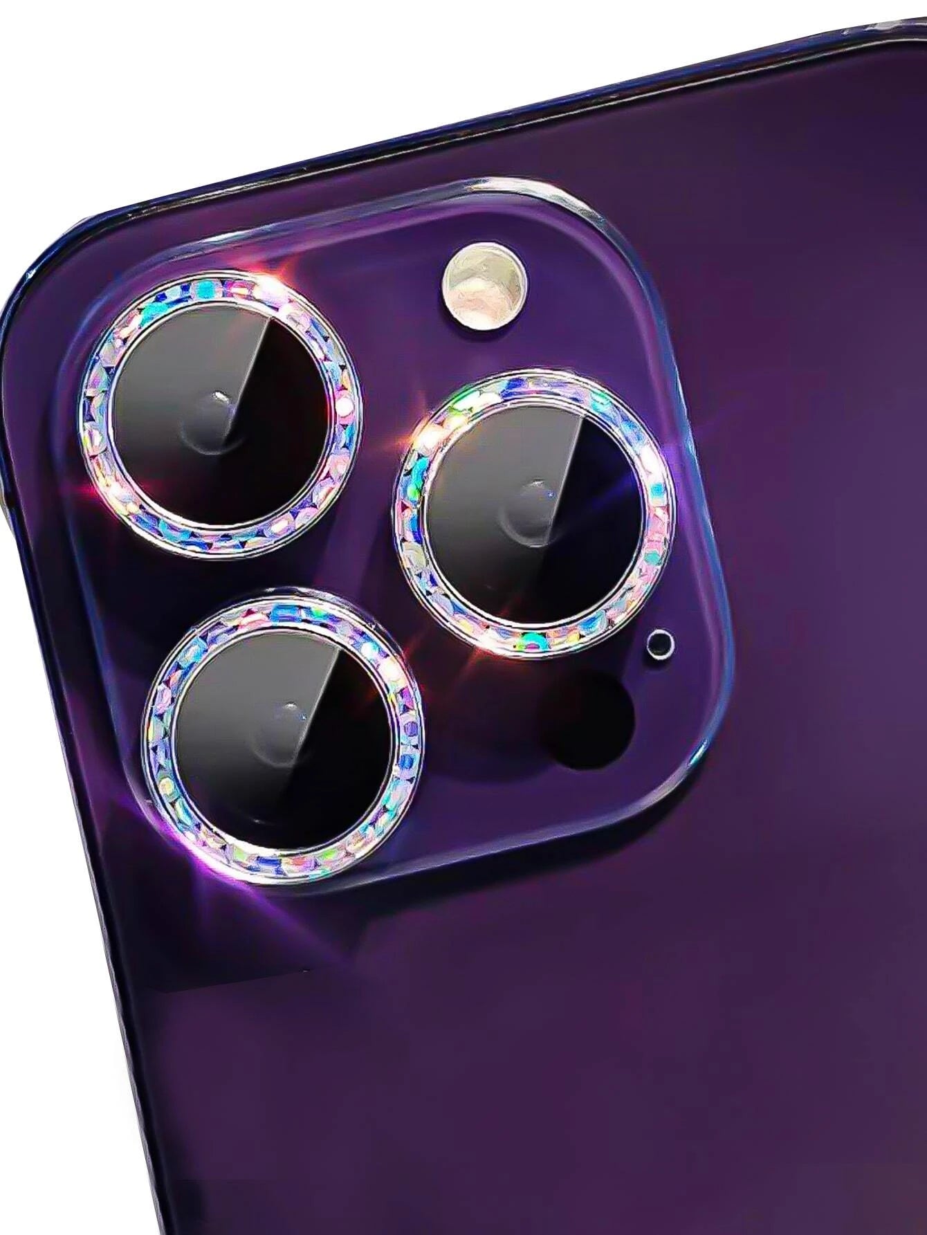 14026 2t-ProCa Protector holográfico de lente de teléfono 3 Pzas