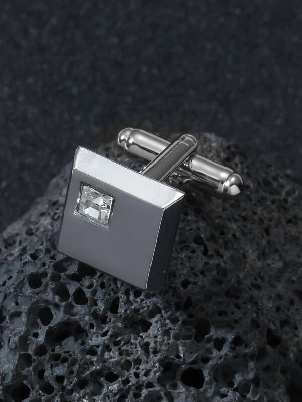 5066 1b-058 Gemelos 1 Pieza de decoración de circonita cúbica para hombre