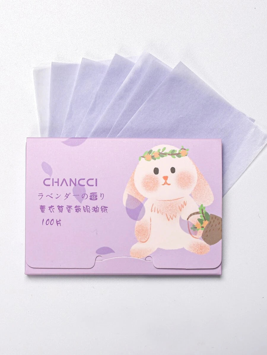 10854 1b-023 Cien Piezas Papel Absorbente De Piel Grasosa