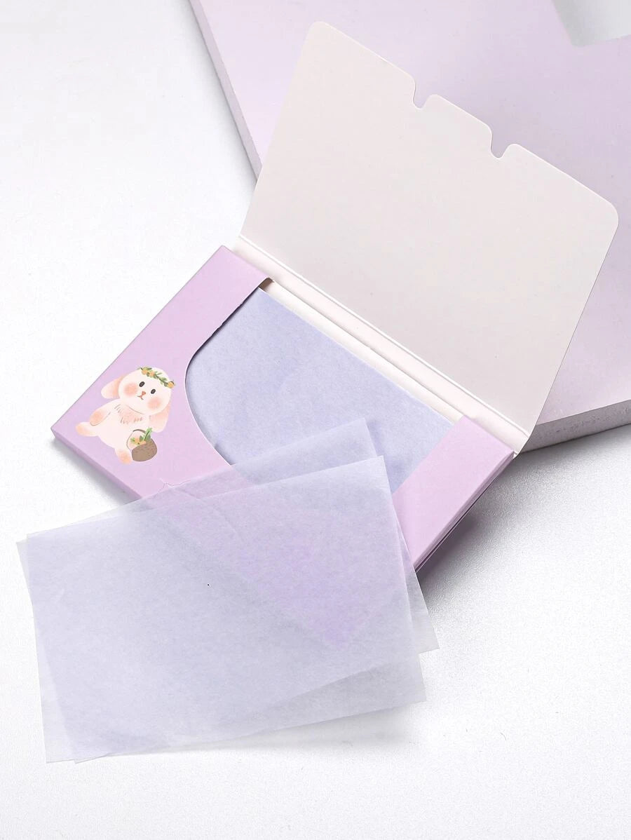 10854 1b-023 Cien Piezas Papel Absorbente De Piel Grasosa