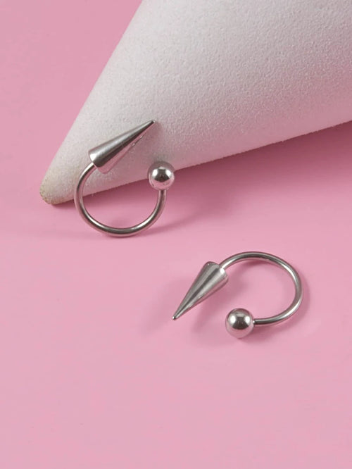 12638 1b-011 Piercing de Labio 2 Pzas