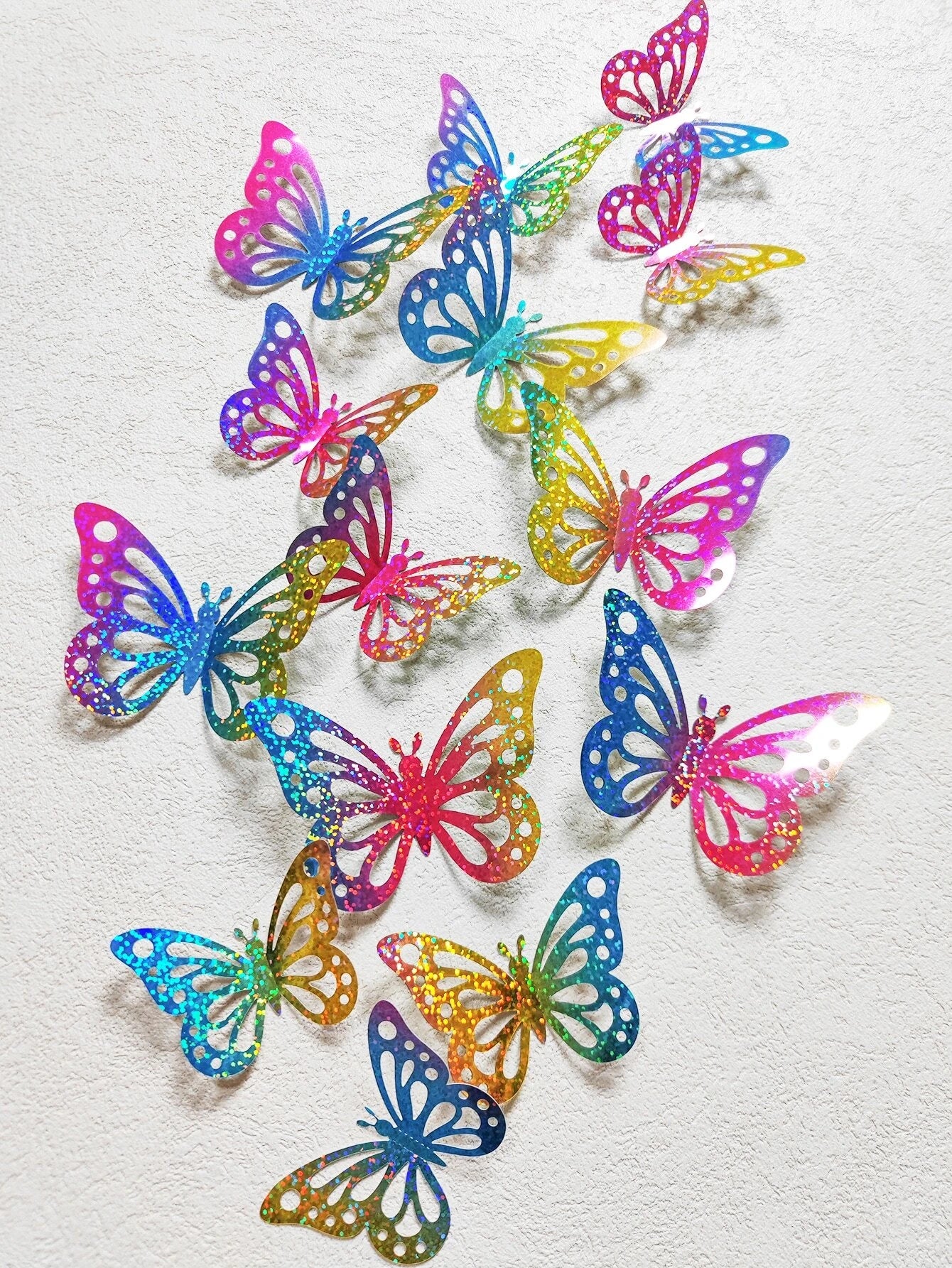 11823 1b-046 Pegatinas Mariposa Multicolor 1 Pza