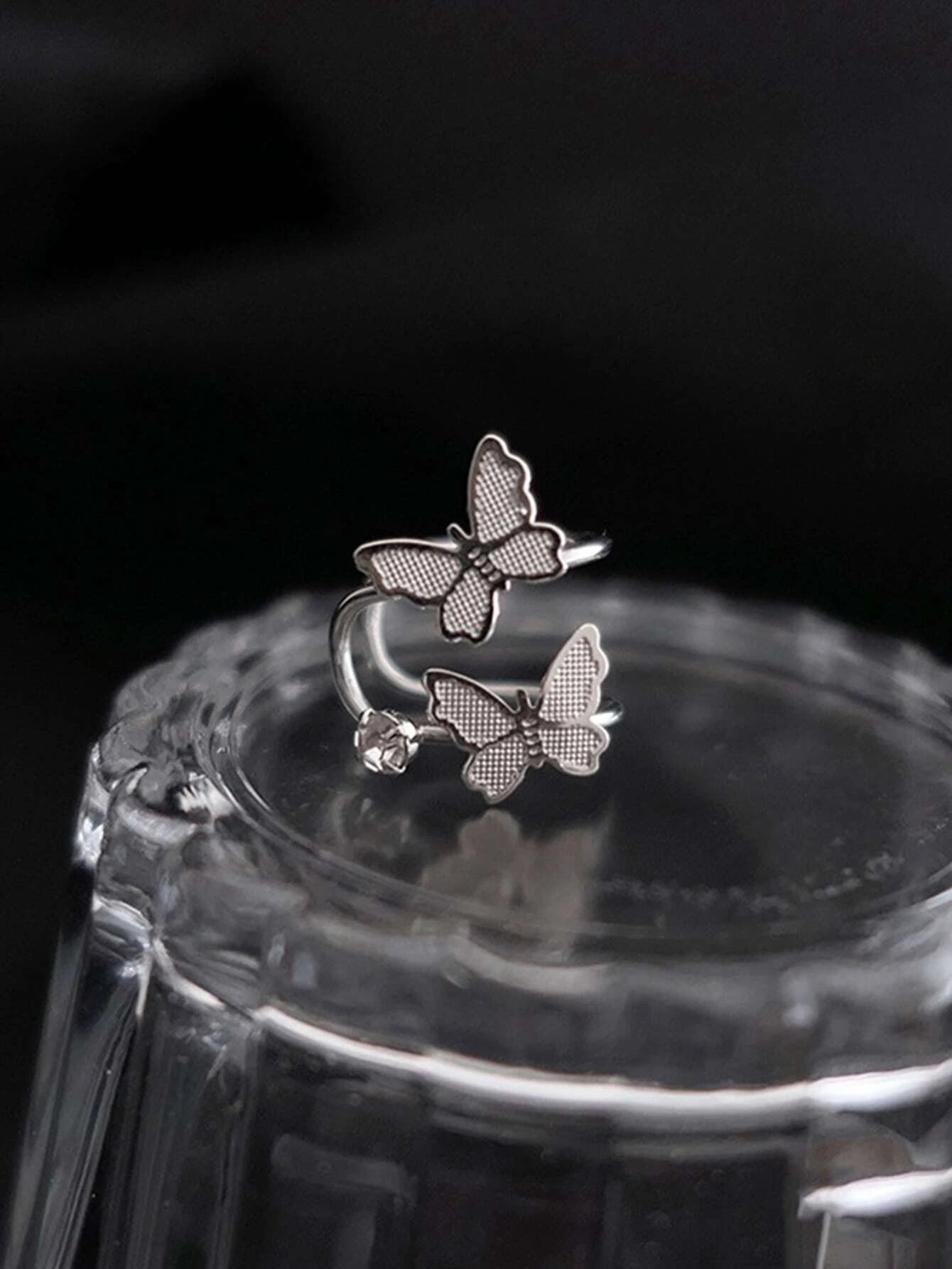 14292 1b-004 Ear Cuff diseño de mariposa 1 Pza