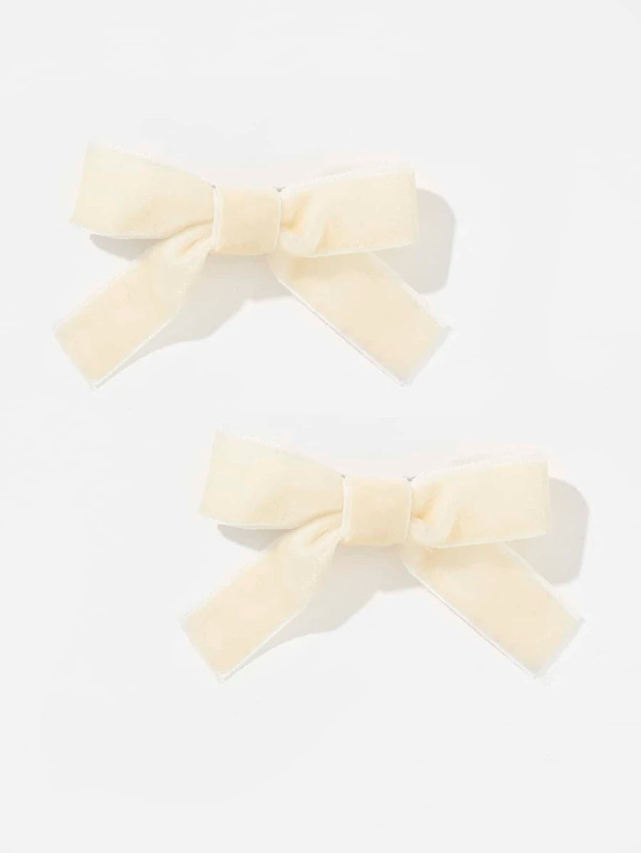 10071 1b-032 conjunto dos piezas Pinza de pelo con diseño de lazo