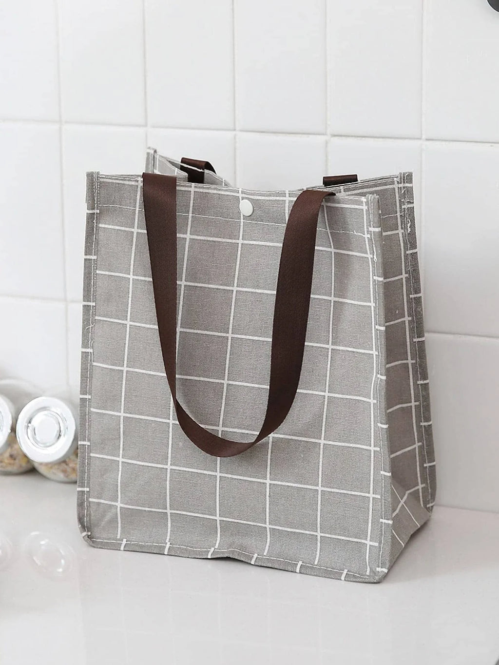 10357 1c-007 Bolsa térmica con patrón de cuadros