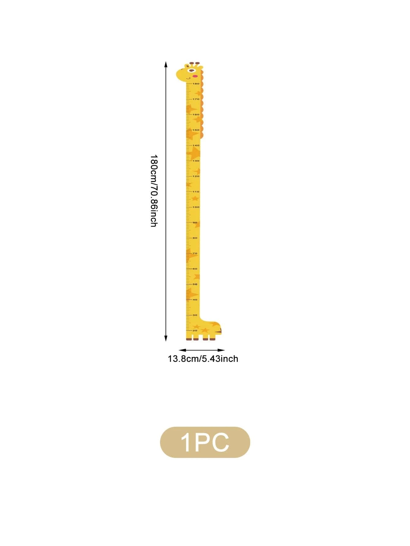 11821 1b-046 Pegatina de medida de crecimiento de talla 1 Pza