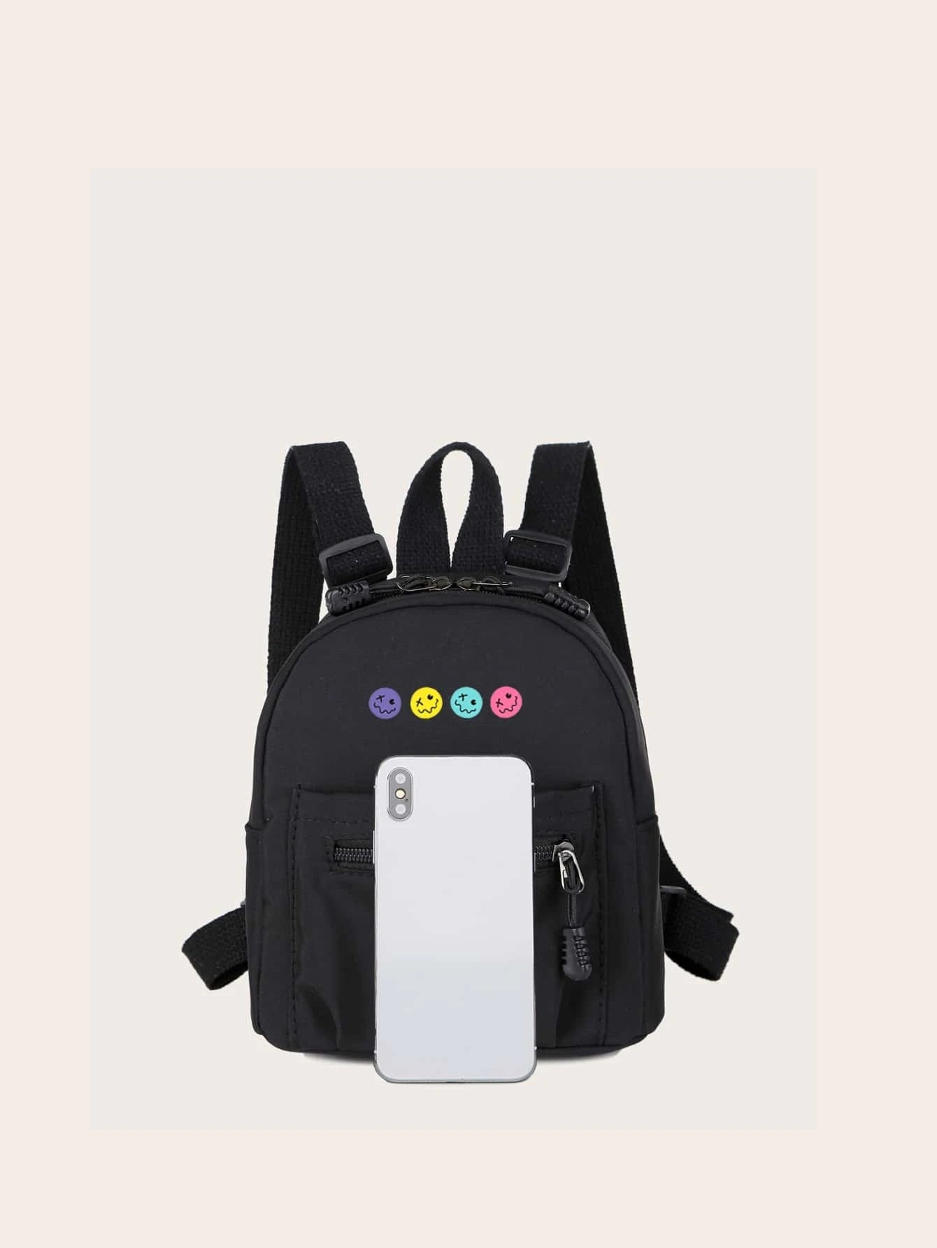 10229 1t-002 Mochila Clásica Mini Con Gráficos De Caricaturas