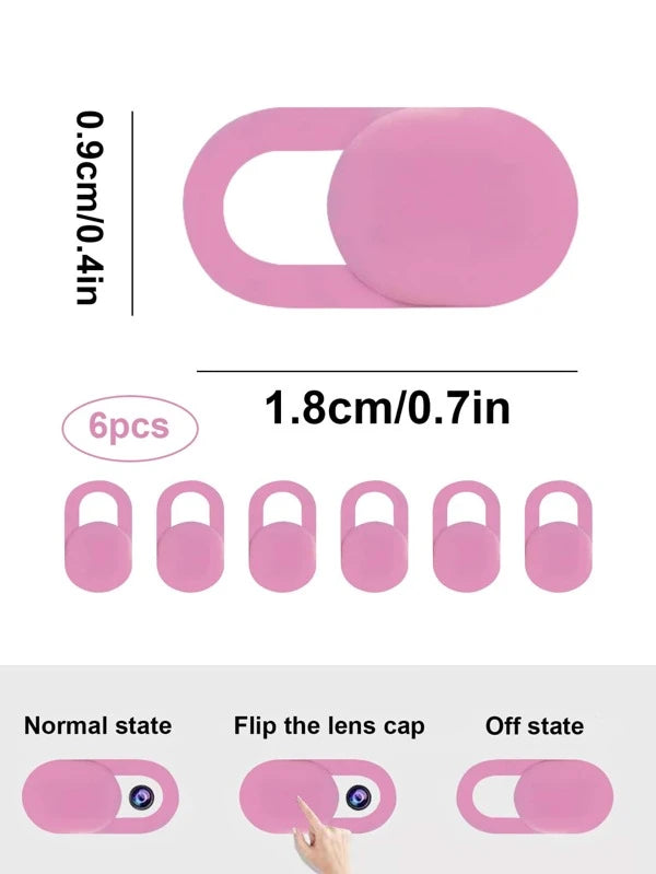 7108 2t-341 Set 6 piezas Funda cámara privacidad compatible con tableta