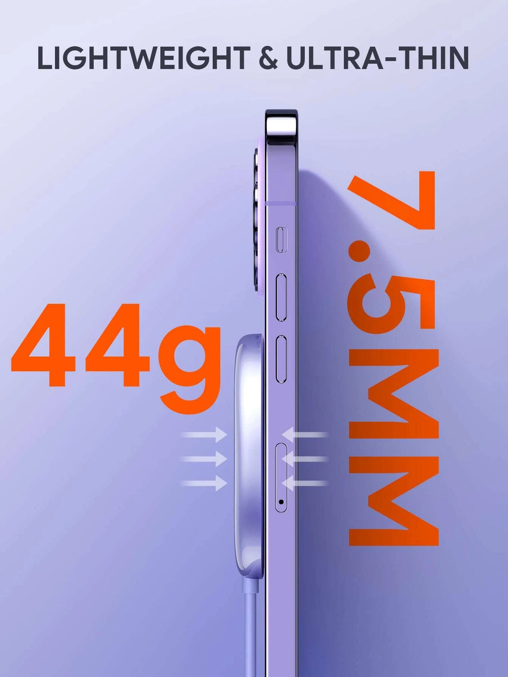 5848 a09-15 JMMO Cargador inalámbrico magnético Carga rápida máxima de 15 W