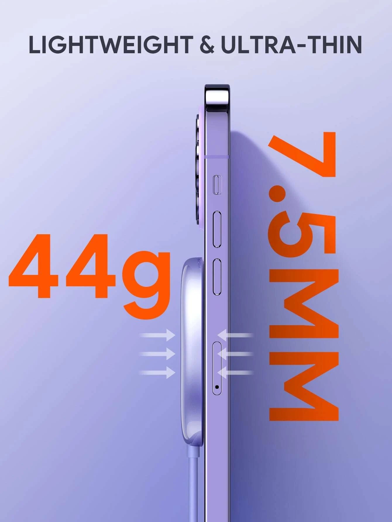 5848 a09-15 JMMO Cargador inalámbrico magnético Carga rápida máxima de 15 W