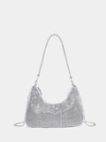 14806 1c-02-07 Bolso Tipo Hobo Decorado Con Lentejuelas