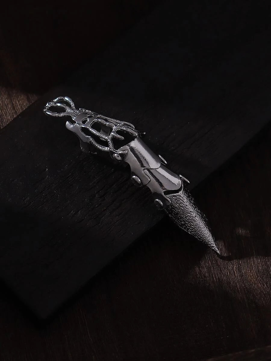 12837 1b-018 Anillo con diseño de cráneo 1 Pza