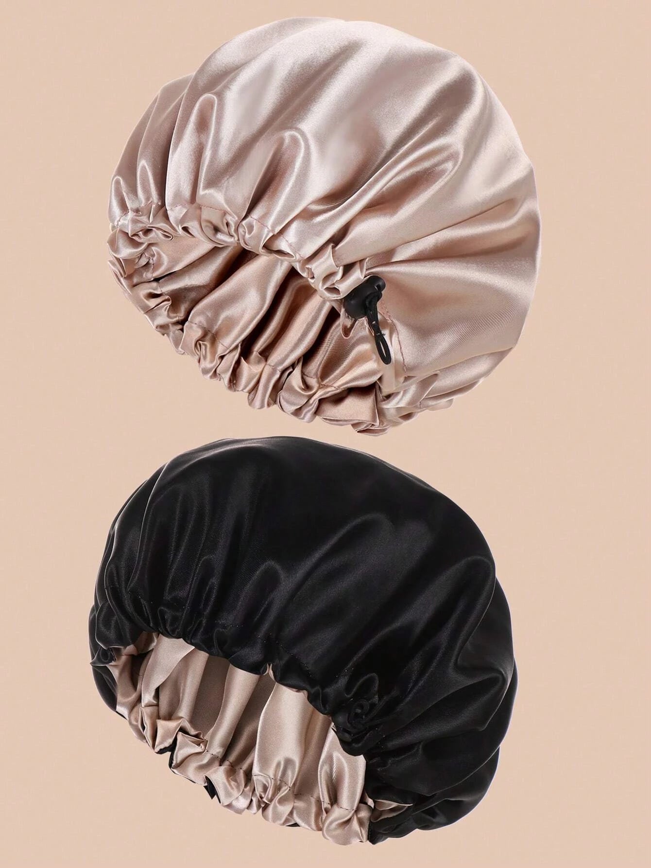 17901 1b-013 Gorro de seda para cabello 2 Pzas