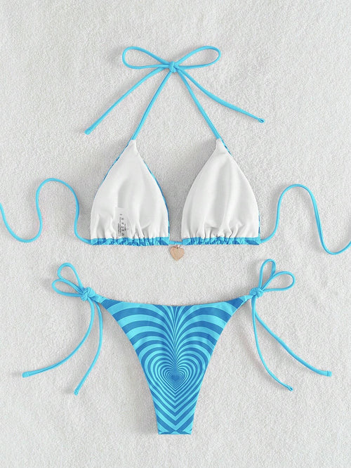 10248 1t-010 Bikini Rayas 2 Pzas