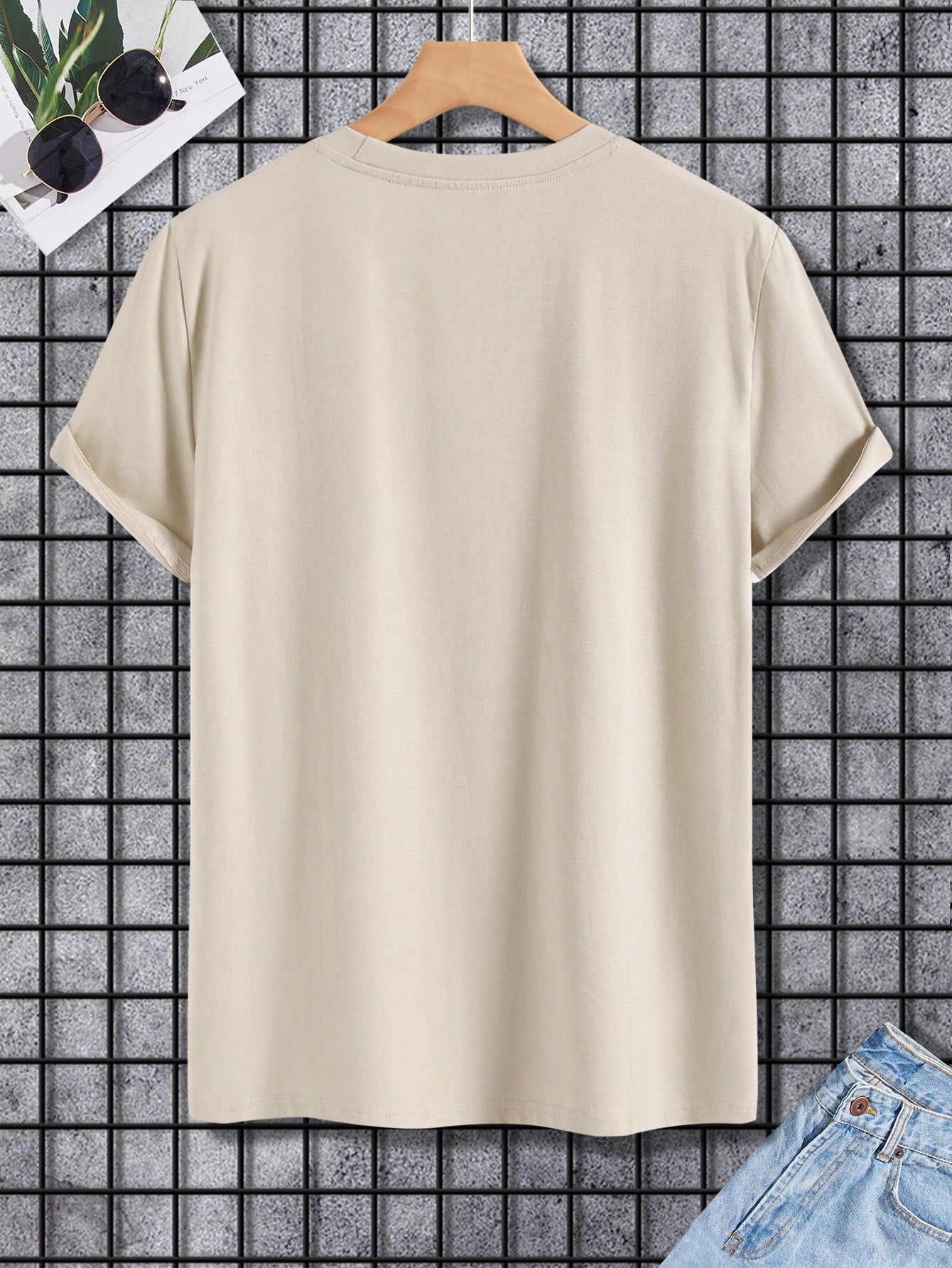 7790 2a-02-13 Camiseta con estampado de oso y slogan