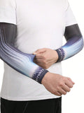 5760 1b-018 Par Mangas de brazo protección solar deportivo seda de hielo