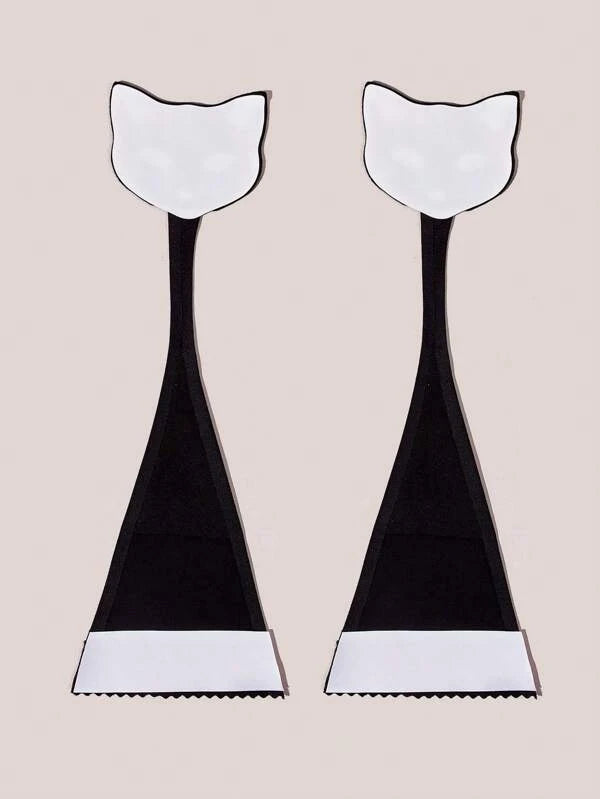 3913 1a-112 Dos piezas Set tanga en forma de gato