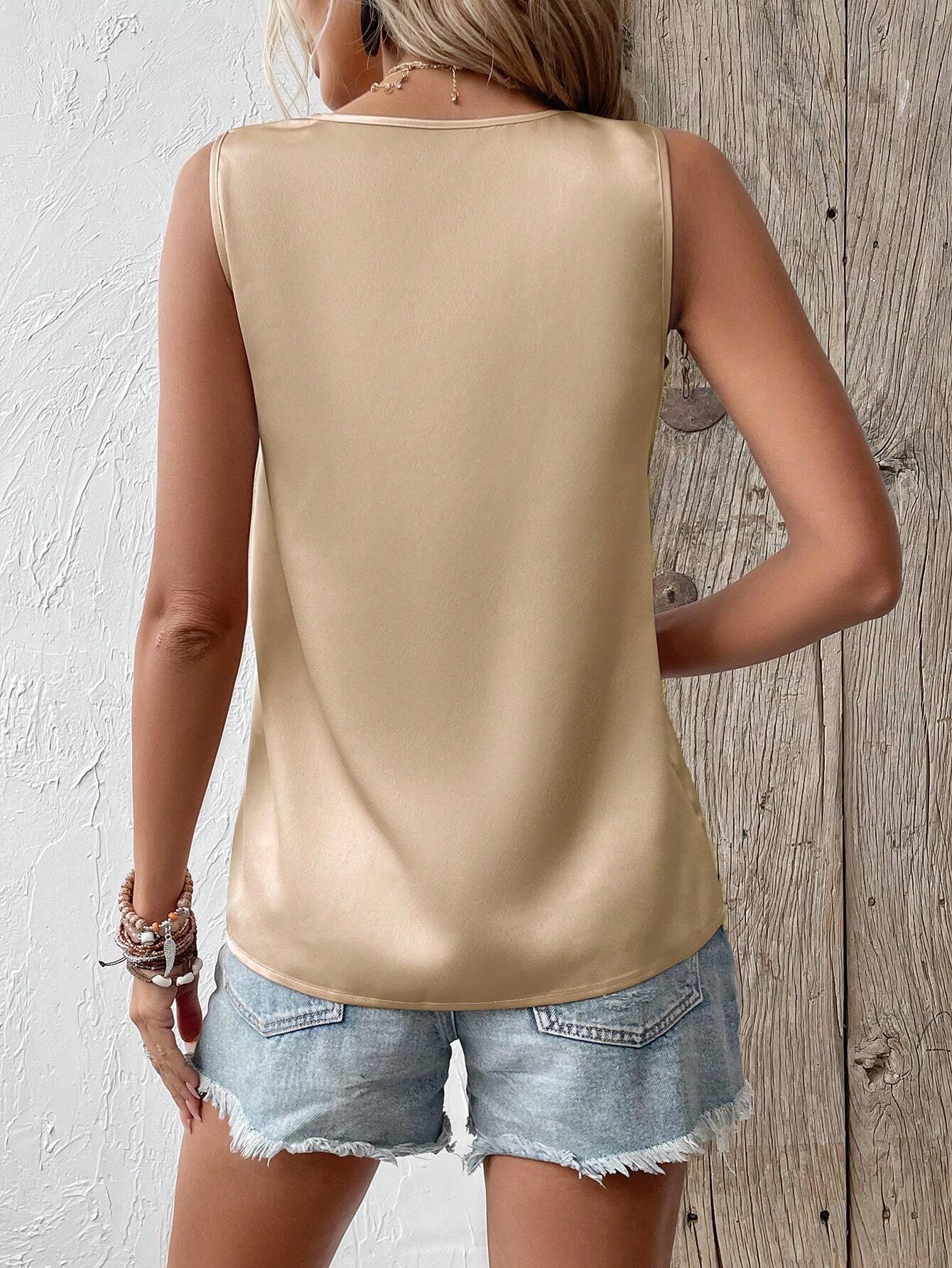 17413 1a-087 Blusa unicolor de hombro con nudo 1 Pza
