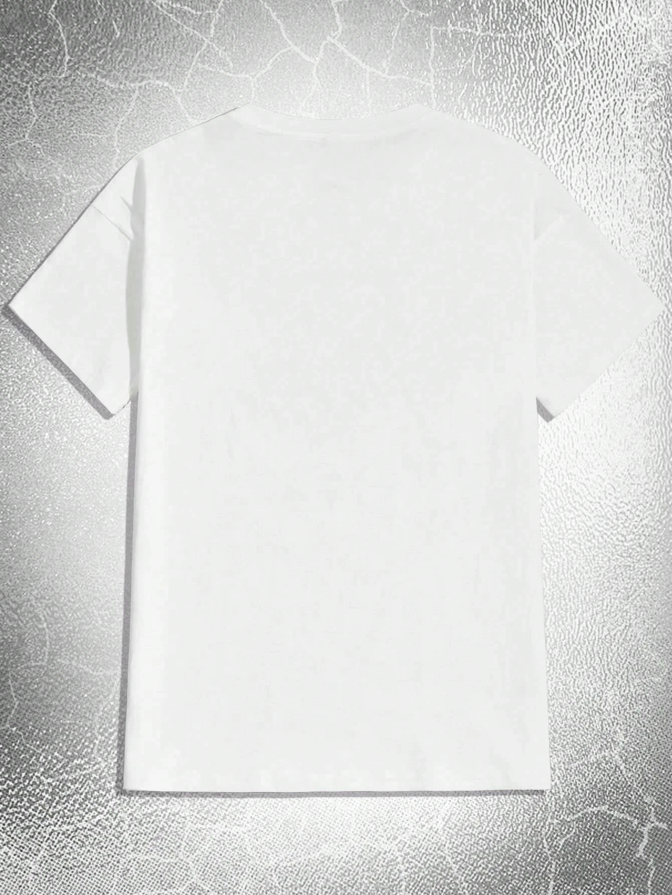 6527 a01-02 Camiseta Goth estampado de esqueleto