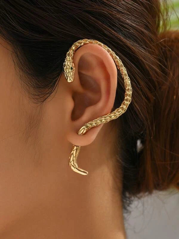 7831 b03-10  Una pieza pendiente con diseño de serpiente para mujeres