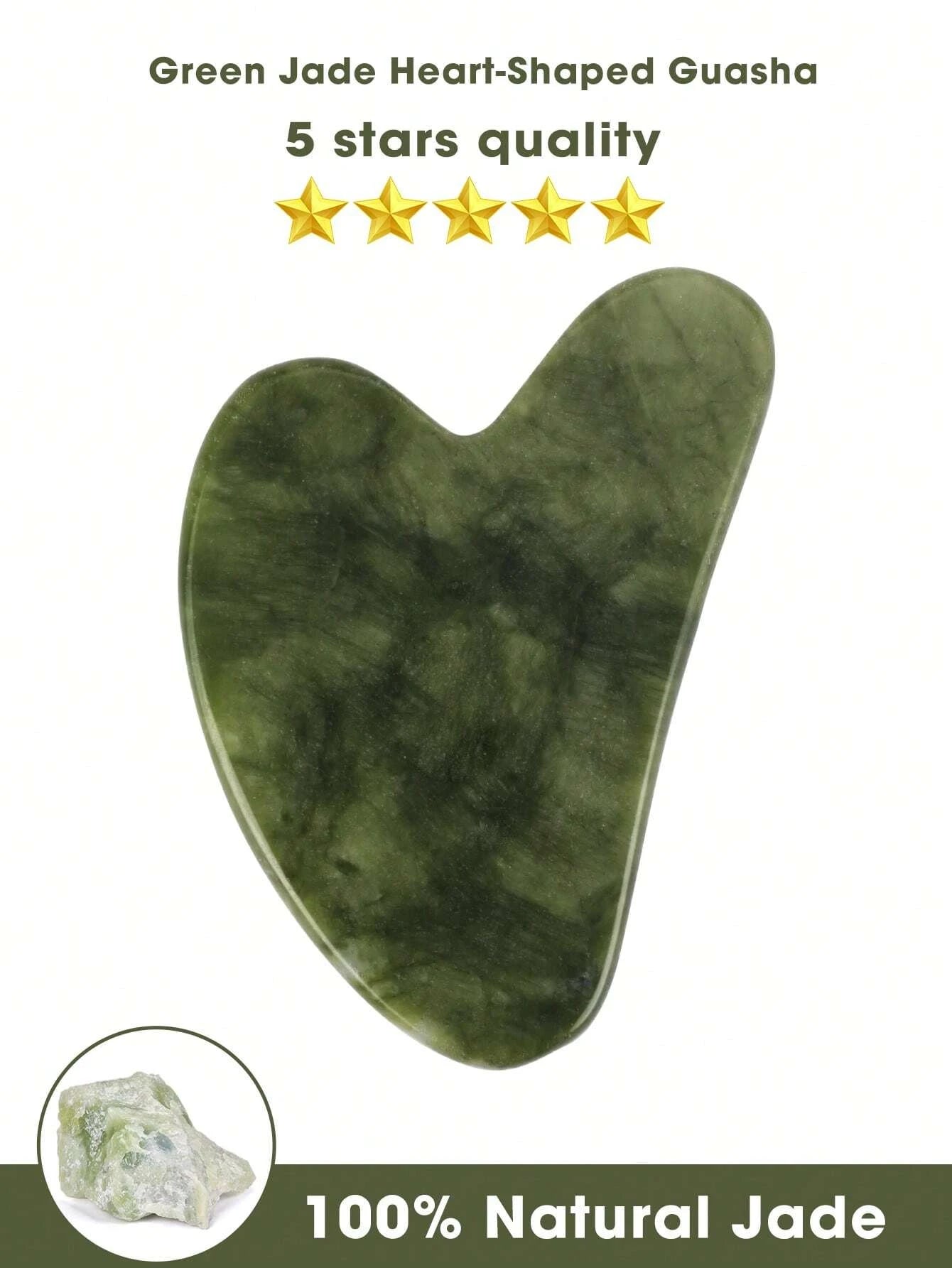 14099 1b-04-10 Tablero Gua Sha con diseño de corazón