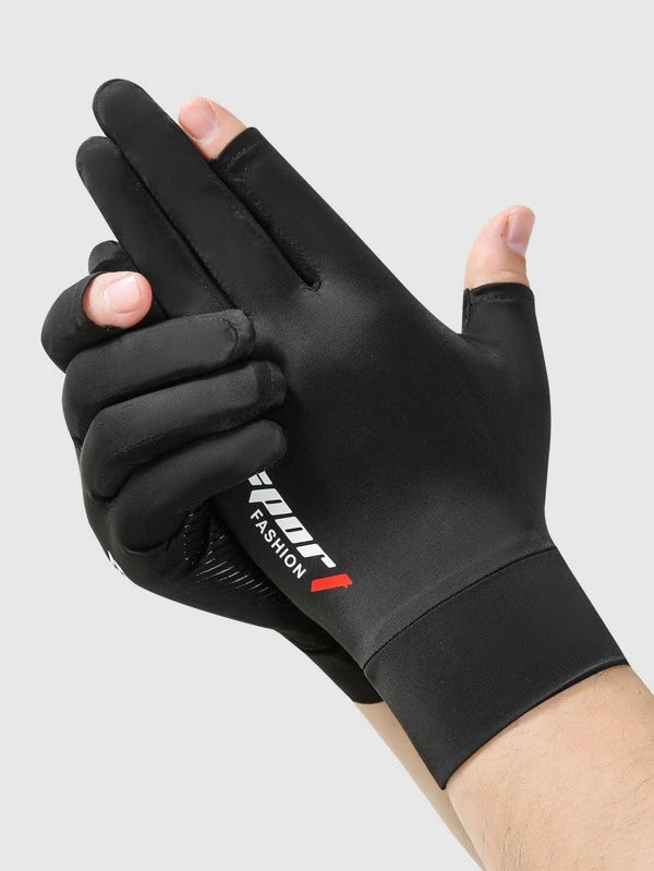 5993 1 par Guantes seda de hielo protección solar anti deslizante pesca deportivo