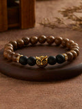12165 1b-02-19 Pulsera de cuentas ajustable 1 pza