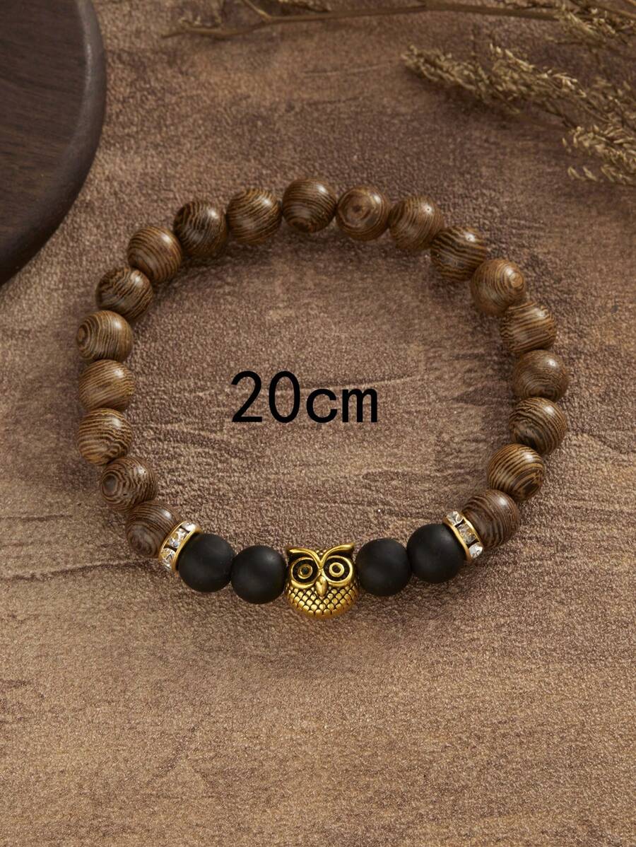 12165 1b-02-19 Pulsera de cuentas ajustable 1 pza