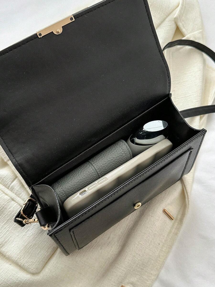 11046 1t-002 Monedero para de mujeres pequeño Bolso bandolera múltiple Cremalleras con diseño metal