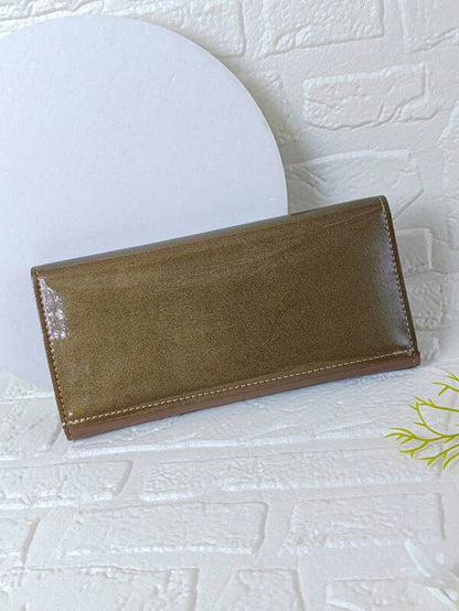 4026 1b-02-18 Monedero largo plegable con solapa PU