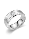 7355 b03-12 Una pieza Anillo de hombre de acero titanio de moda y calidad