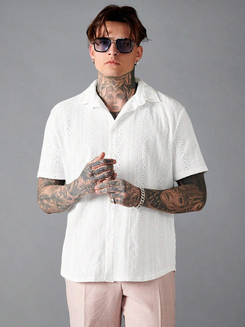 17327 1a-016 Camisa abotonada unicolor 1 Pza