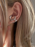 14297 1b-047 Pendientes estructurado 1 Par