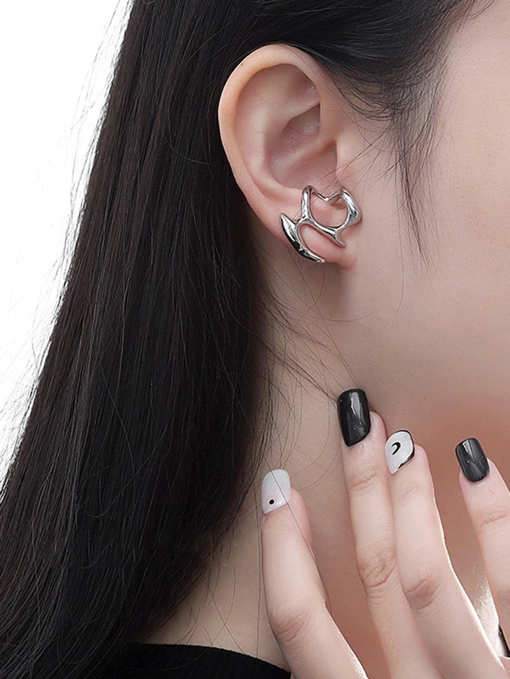 14297 1b-047 Pendientes estructurado 1 Par