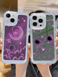 4066 2t-014 Dos Fundas para móvil con estampado de dibujos animados