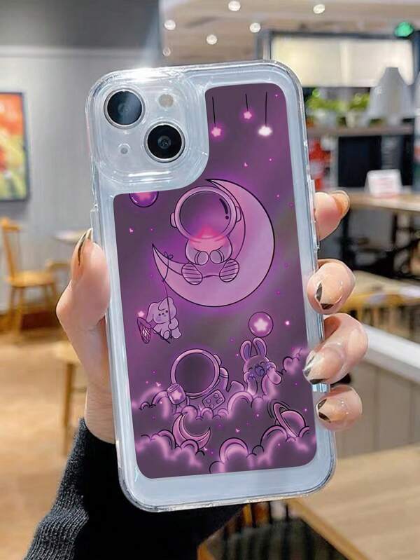 4066 2t-014 Dos Fundas para móvil con estampado de dibujos animados