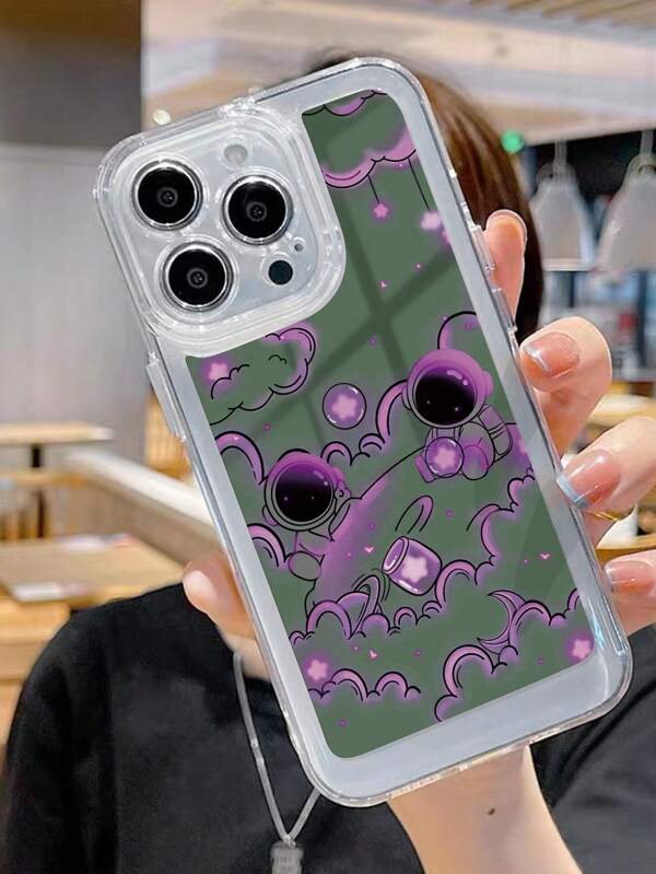 4066 2t-014 Dos Fundas para móvil con estampado de dibujos animados