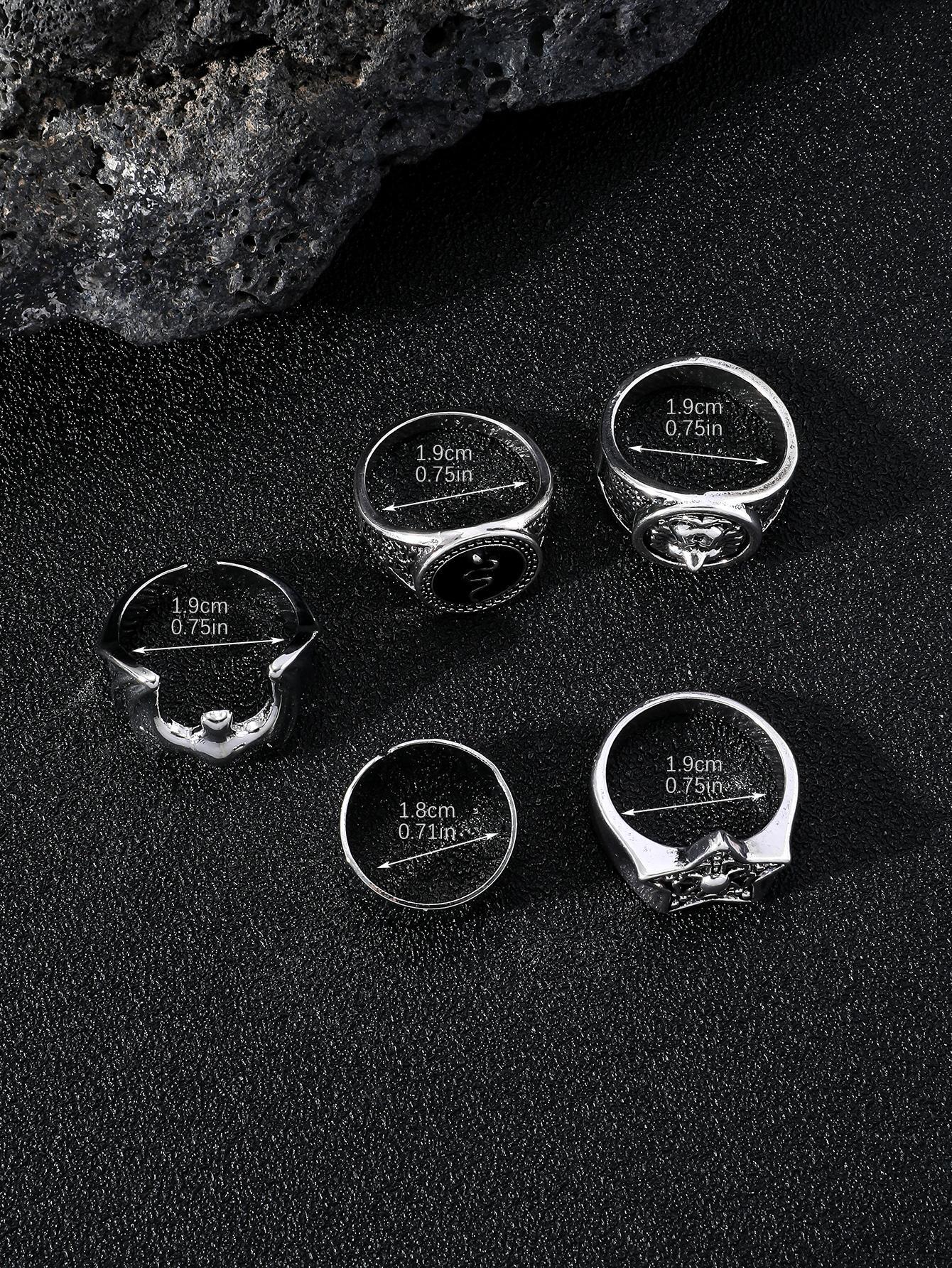 14974 1b-032 Anillo 5 Pzas