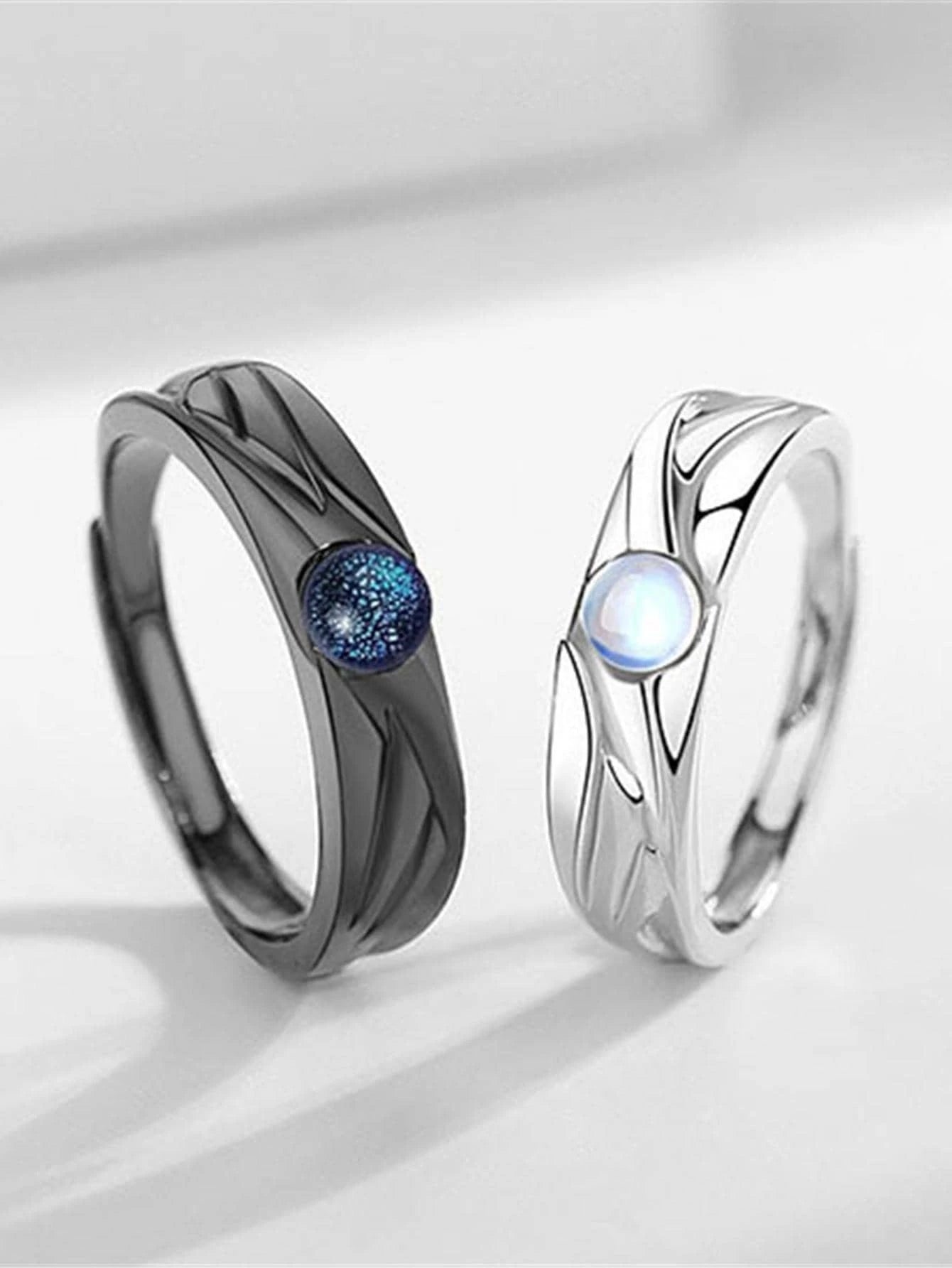 14977 1b-032 Anillo pareja 2 Pzas