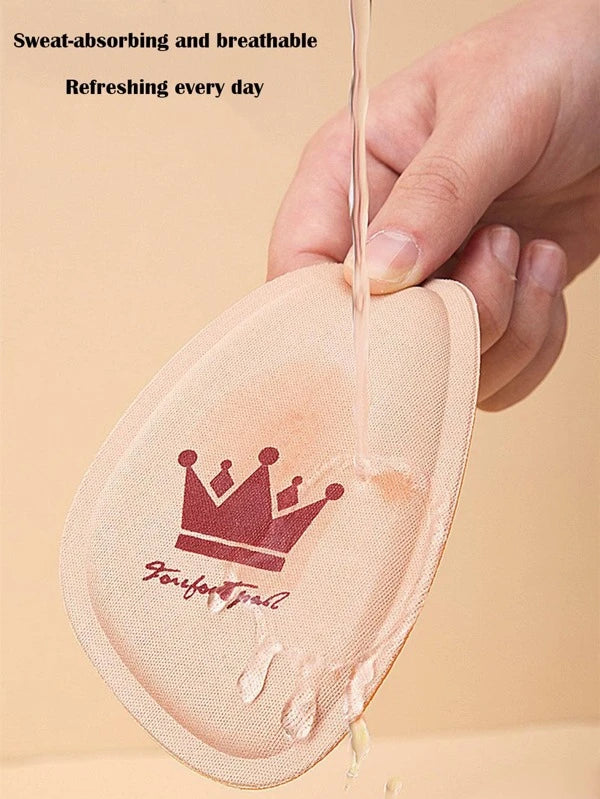 7300 b01-17 Dos piezas con estampado de letra zapato moda albaricoque Plantillas para Tacones