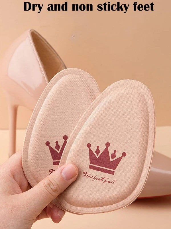 7300 b01-17 Dos piezas con estampado de letra zapato moda albaricoque Plantillas para Tacones