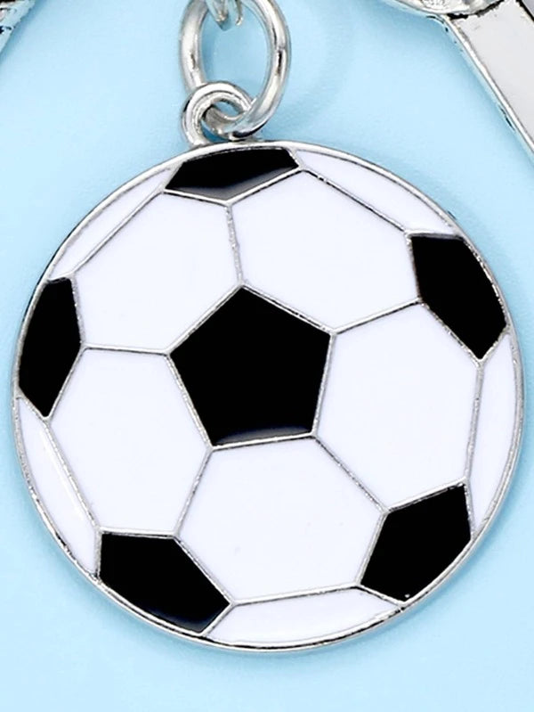 7281 b01-15 Llavero Creativo De Aleación De Serie De Fútbol