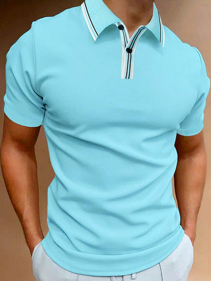 8479 2 a01-04 Camisa polo ribete de rayas