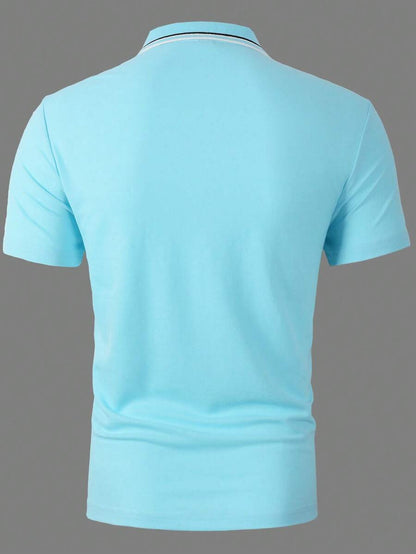 8479 2 a01-04 Camisa polo ribete de rayas