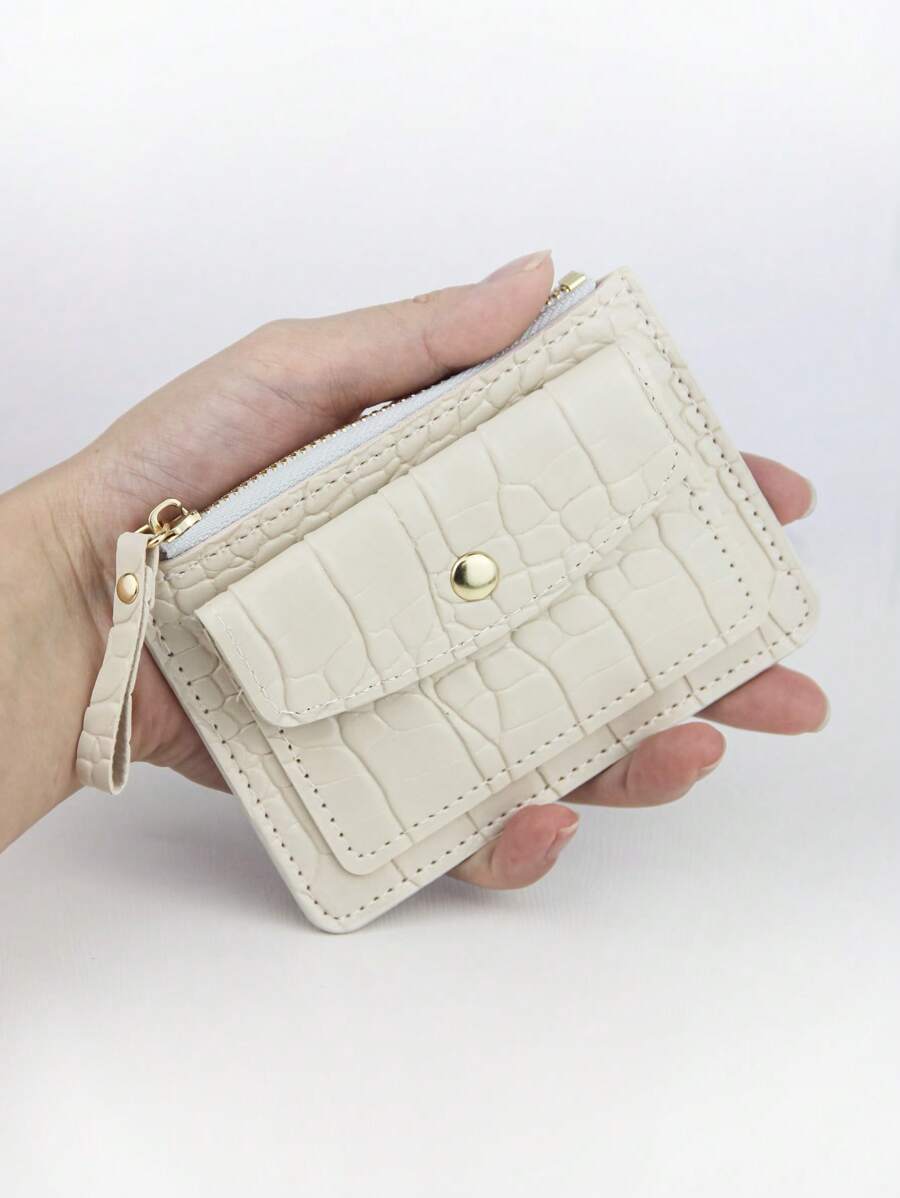 11964 1b-02-04 1 Pieza Bolso De Mano De Moda Para Mujer Con Patrón De Piel De Cocodrilo