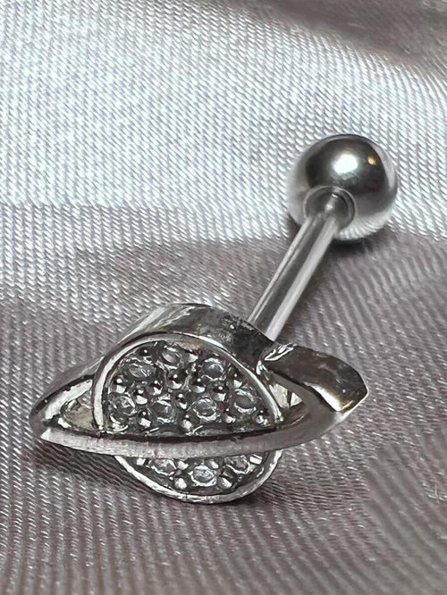 10000 1b-031 Piercing de lengua de acero inoxidable