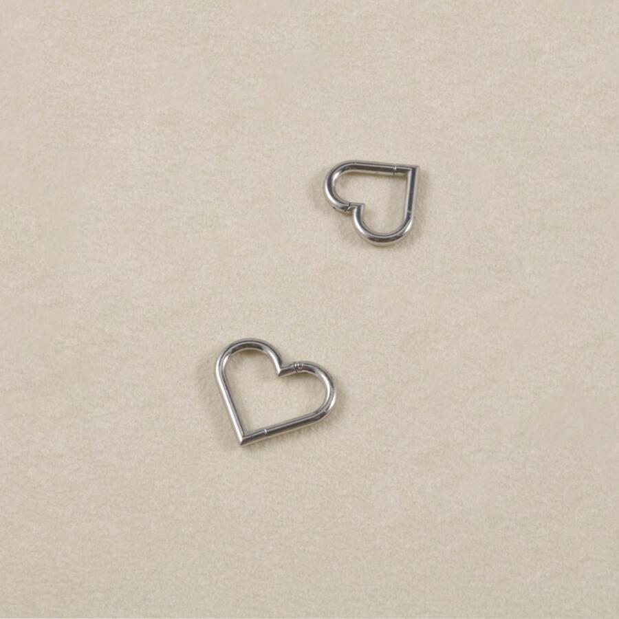 15285 1b-052 1 Pieza Anillo Simple En Forma De Corazón Para La Nariz