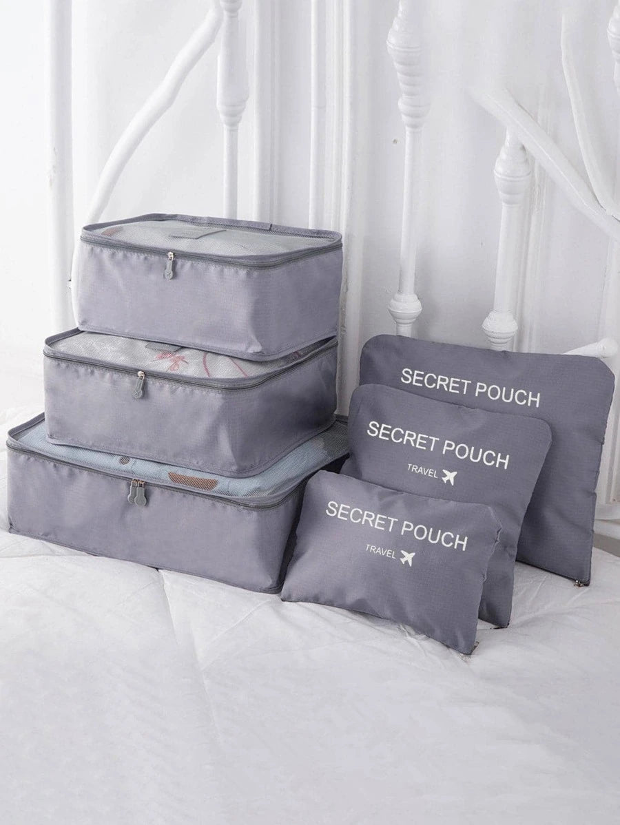 14821 1c-02-07 Bolsa de almacenamiento de poliéster de 6 piezas